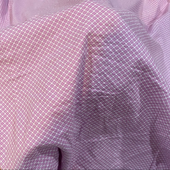 Bar III Slim Fit Stretch Pink Dress Shirt Size XL Neck: 17-17.5 Sleeves: 34-35 - Picture 8 of 11